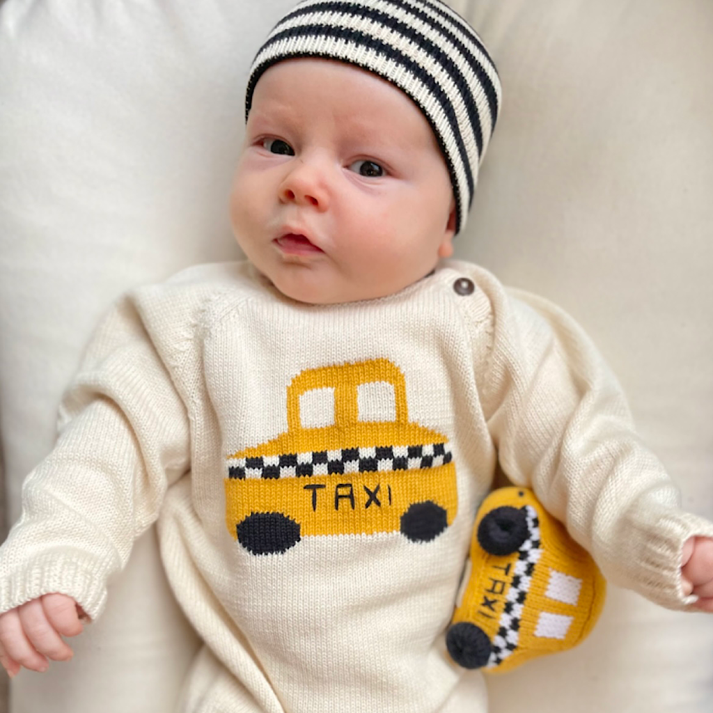 Organic Baby Taxi Rattle Toy (5.0 star rating)